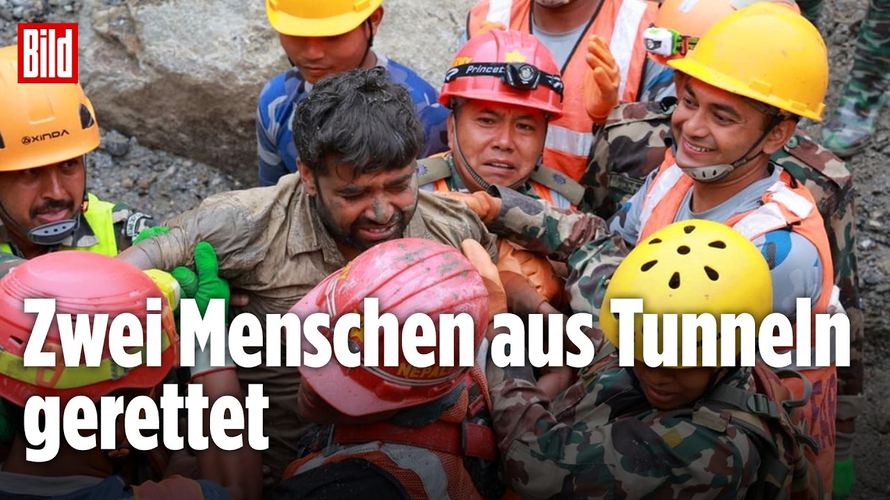STURZFLUT IN NEPAL: Arbeiter waren neun Tage verschüttet