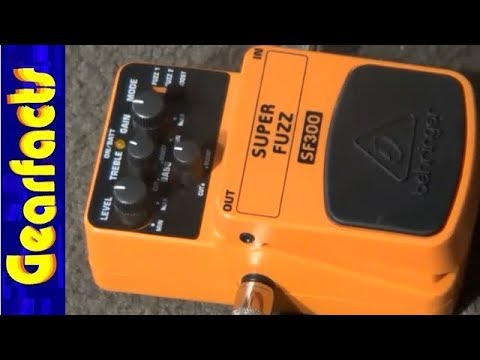 Behringer Fuzz SF300 with boost. Nice glitches and nuances!