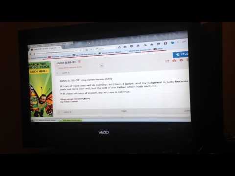 Jesus says he has no power