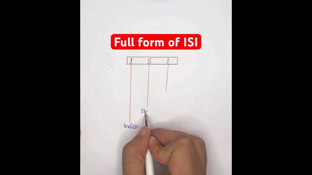 Full form of ISI #shorts #short #vocabulary #englishvocabulary