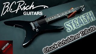 Video thumbnail for B.C. Rich Chuck Schuldiner Tribute Stealth guitar close up video by Oxford Guitars