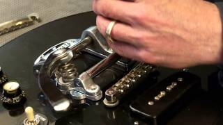 Video thumbnail for Vibramate Bigsby vibrato mount: no drilling! by StewMac