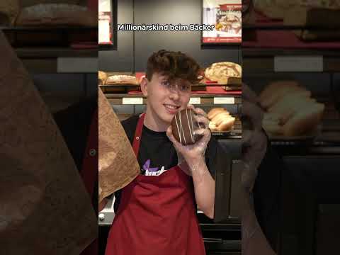 Millionaire's kid at the bakery 🥐😂 | Finnel #shorts
