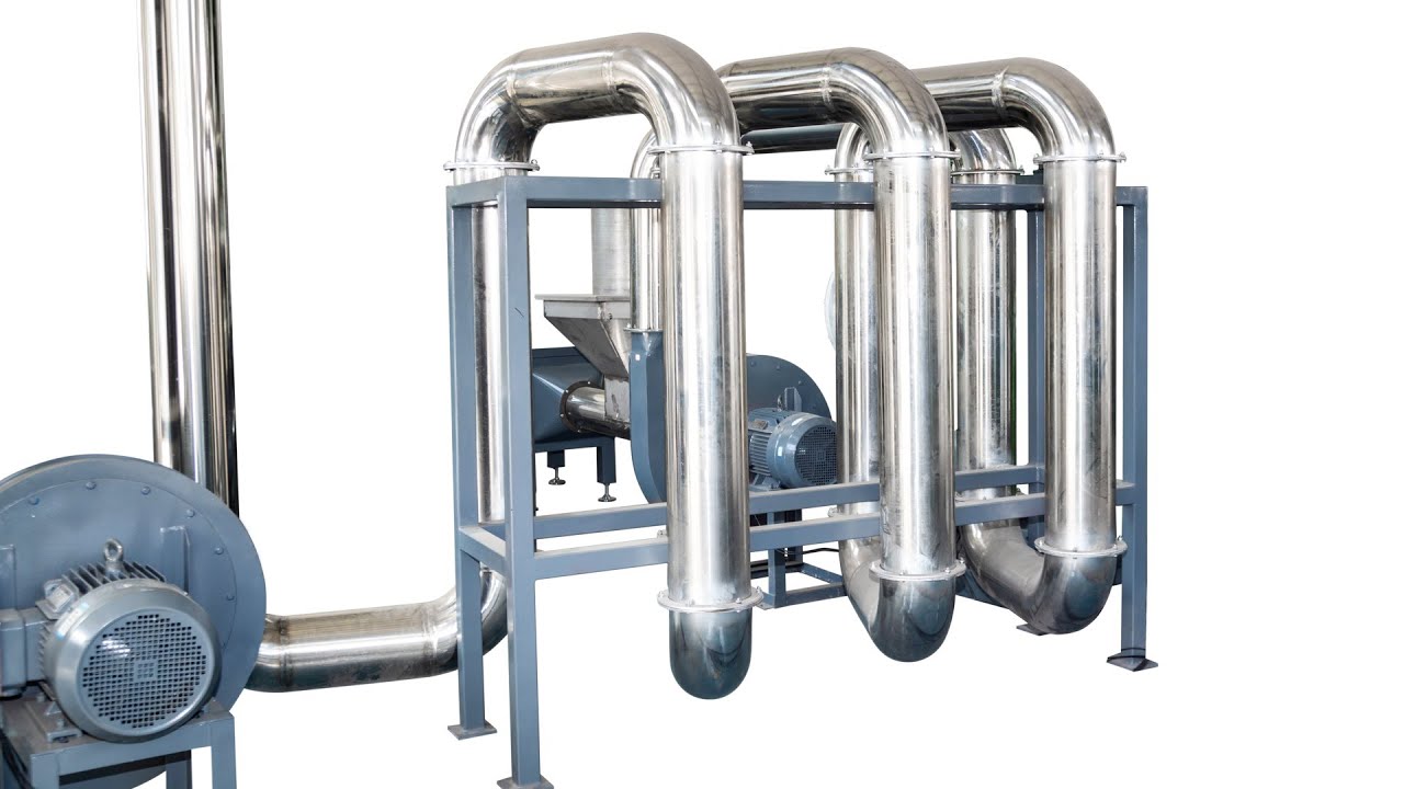 Prévia do vídeo do secador térmico para reciclagem de plástico