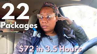 Thanksgiving Week Amazon Flex: 22 Packages in 3.5 Hours… For $72?!
