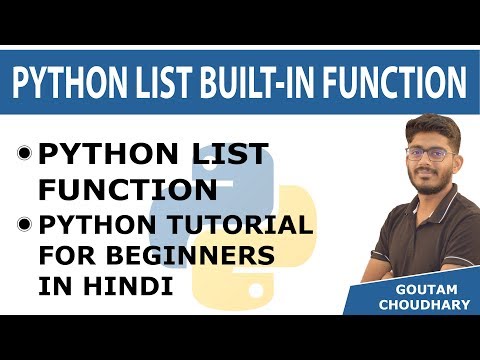 Learn 13 Python list Built In Function Python Programming tutorials for ...