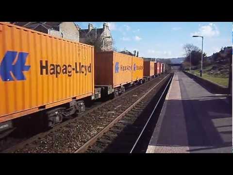 Freightliner Class 66 no: 66504 @ Oldfield Park {4L32} Bristol FLT To Tilbury 14-03-2013.