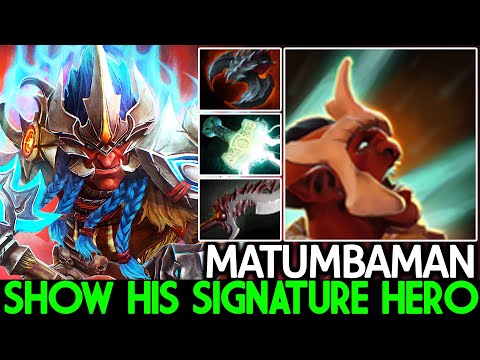 MATUMBAMAN [Troll Warlord] Top Pro Carry Show His Signature Hero Dota 2