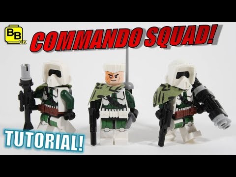 LEGO STAR WARS IMPERIAL COMMANDO MINIFIGURE CREATIONS! Video