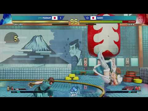 EVO Japan Winners Finals! - Nauman (Sakura) vs Mago (Karin, Cammy) - Street Fighter 5