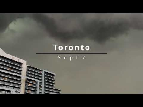 Stormlapse Toronto Squall Line + Radar/Satellite || Sept 7, 2021