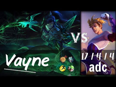 Vayne ADC vs Ezreal - Challenger Replay KR