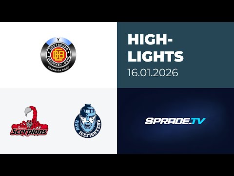 16.01.2026 - Highlights - Hannover Scorpions vs. KSW IceFighters Leipzig