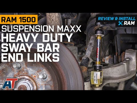 2006-2018 RAM 1500 4WD Suspension Maxx Heavy Duty Sway Bar End Links Review & Install