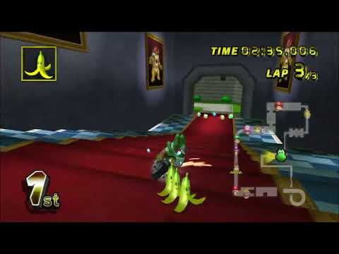 Mario Kart Wii - N64 Bowser's Castle 150cc (Yoshi w/ Mach Bike)