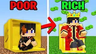 Minecraft but From POOR to RICH...