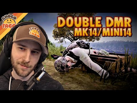 Why is chocoTaco Using Double DMR? ft. HollywoodBobLIVE - PUBG Duos Gameplay