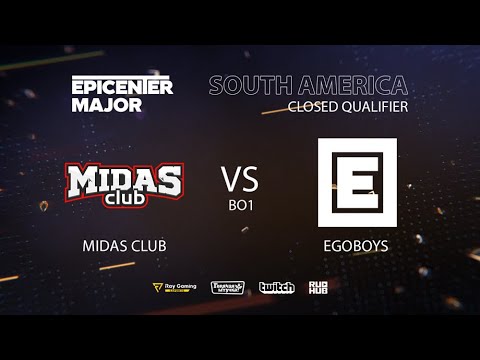 EgoBoys vs Midas Club, EPICENTER Major 2019 SA Closed Quals , bo1 [DotaBurger]