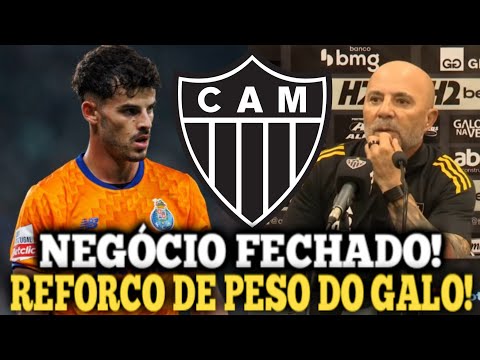 BOMBA NESTA SEGUNDA! REFORÇO CHEGANDO NO GALO CONFIRMADO AGORA! NOTÍCIAS DO ATLÉTICO MG HOJE