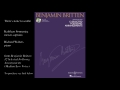 arr. Benjamin Britten "There's none to soothe" (Medium/Low Voice)