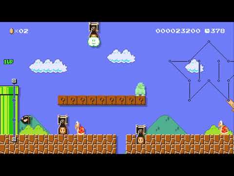 スーパーマリオブラザーズ2 4-2 SMB:LostLevels by シンジ - SUPER MARIO MAKER - NO COMMENTARY 1az