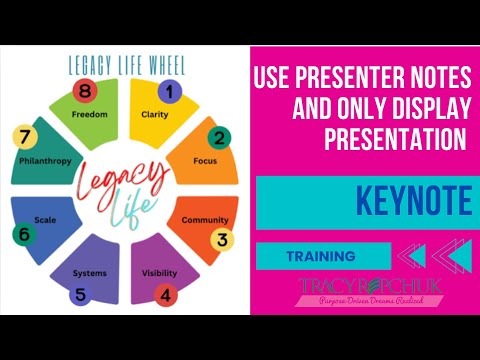Use Presenter Notes and Only Display Presentation - Keynote for Mac