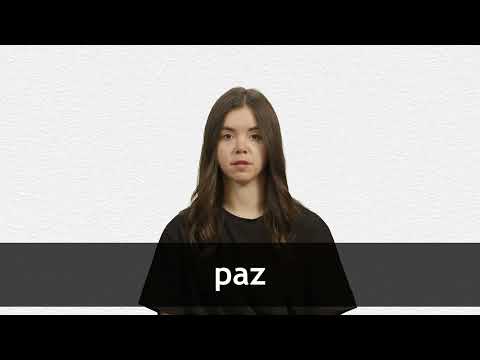 How to pronounce PAZ in European Spanish