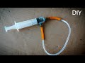 DIY Building A Hand Water Pump Using A Syringe An Easy And Effective Way To Access Water Diy