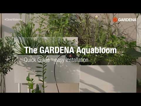 Saulės energija palaikomas rinkinys laistymui Gardena „AquaBloom“ 13300-20, 967999001 video