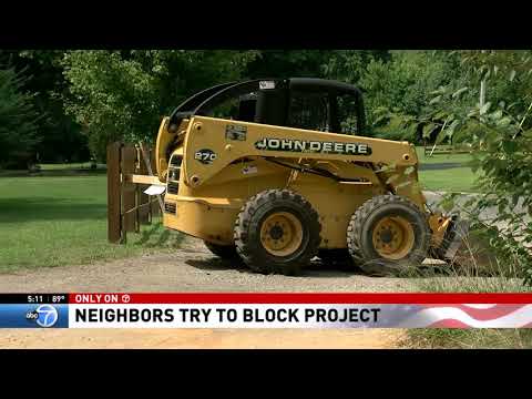 WJLA: Resident Barricade