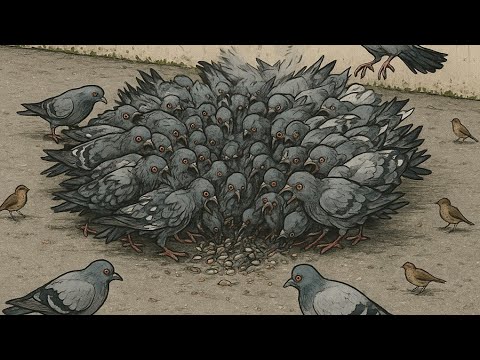 “Duvornas Walking Dead – kampen om smulorna”