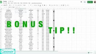 How to use Google Sheets NEW feature, Smart Fill + a Bonus Tip!