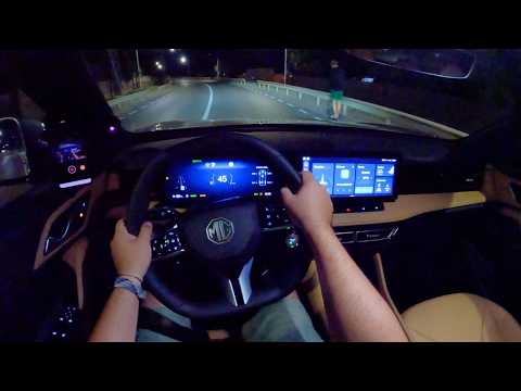 2025 MG HS Hybrid Plus (1.5T 224 hp) Night POV Drive