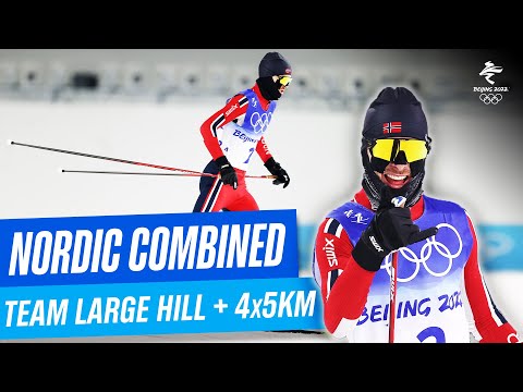 Nordic Combined - Men's Team Large Hill + 4x5km | Full Replay | #Beijing2022