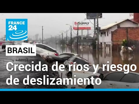 Brasil: Río Grande do Sul sigue en alerta por crecida de ríos y riesgo de deslizamientos