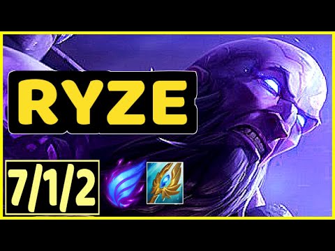 7/1/2 Rank 2 Ryze NA vs Ekko Mid Masters Full Game
