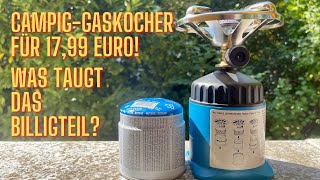 Camping-Gaskocher im Test. Ein Gaskocher für unter 20 Euro - Was taugt das Billi
