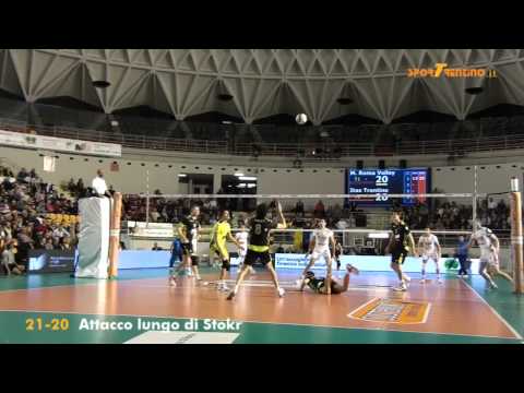 M. Roma Volley - Itas Diatec Trentino 1-3