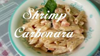 Shrimp Carbonara