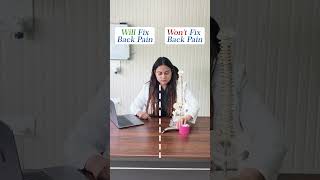 Back Pain Needs the Right Approach