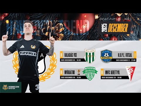 2025.12.29. DEAC - MVFC Berettyóújfalu /NB I. 18.forduló/
