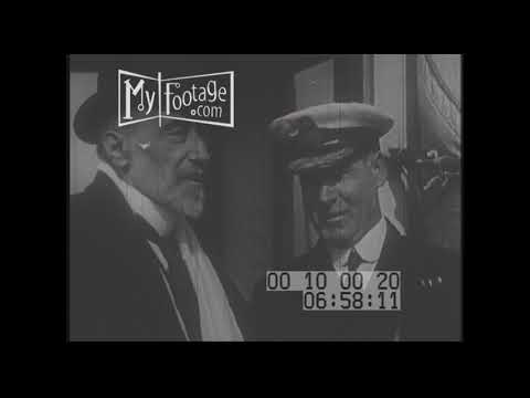 1930s Famous Writers Michael Arlen | Joseph Conrad | Hg Wells | John Galsworthy on Ship (Silent)
