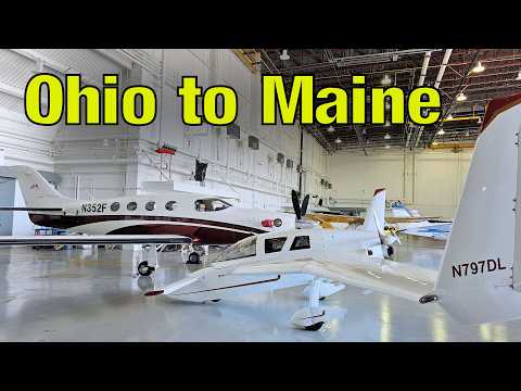 Ohio to Maine: Turbulence, Crazy Speeds, and a Rare Prototype Airplane!