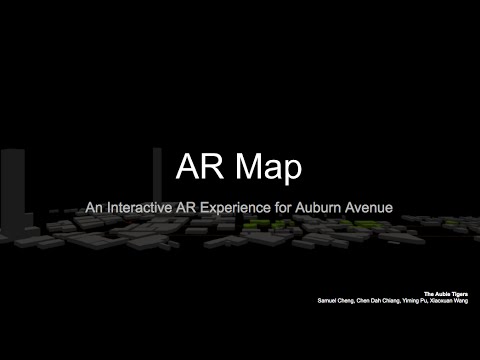 Interactive AR Map for Auburn Avenue