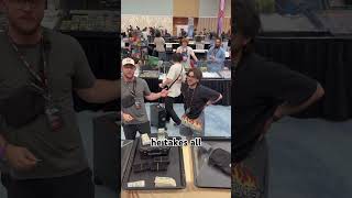 $40k COIN FLIP GONE WRONG 😧 #pokemon #vendorpov #coinflip #cardparty