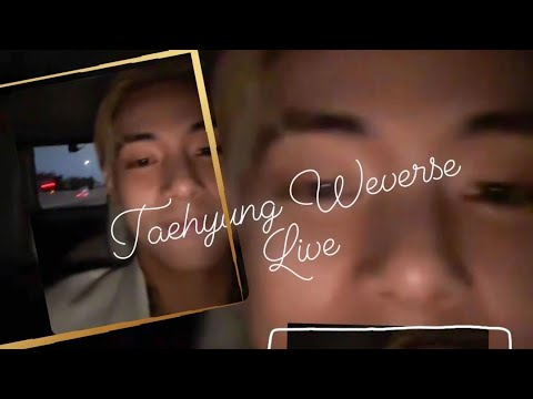 230904 | Taehyung Weverse Live | BTS | V