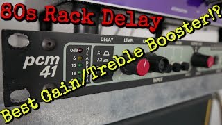 Video thumbnail for Using an 80s Rack DELAY as a GAIN BOOST!? | Lexicon PCM41 by Eddy Lenz