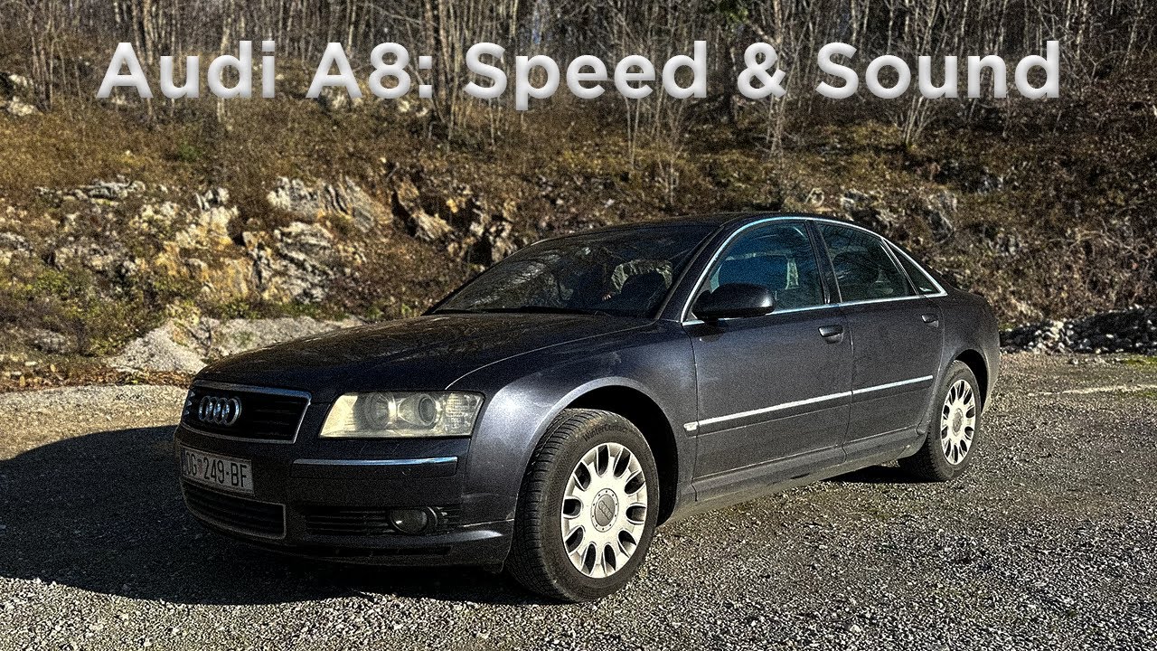 Audi A8 D3 4.0 TDI V8, zvuk i ubrzanje