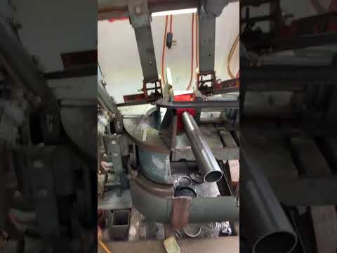 Cutting some pies out of #stainlessbros tubing with a #rapid3dusa pie cut fixture. #turbols
