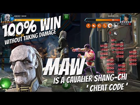 How To Super Easy Defeat Cavalier Shang-Chi using Ebony Cheese | Marvel Contest Of Champions